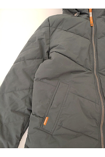 Ragwear Dámská černá prošívaná zimní dlouhá bunda s kapucí Velikost L | ragwear | obrázek 5