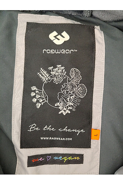 Ragwear Dámská černá prošívaná zimní dlouhá bunda s kapucí Velikost L | ragwear | obrázek 7