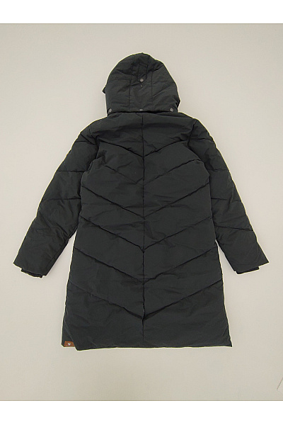 Ragwear Dámská černá prošívaná zimní dlouhá bunda s kapucí Velikost L | ragwear | obrázek 9