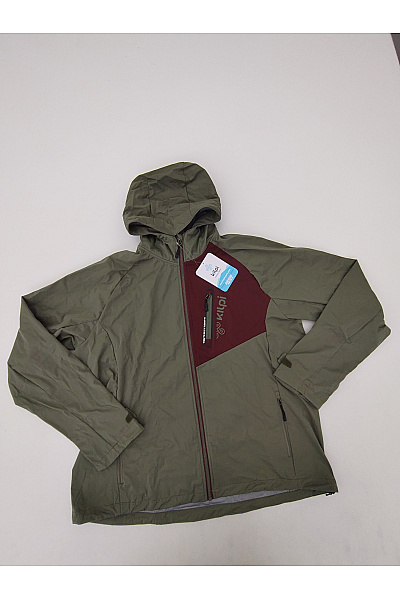 Kilpi Pánská khaki sportovní větrovka s kapucí na turistiku Vel. 3XL | kilpi | obrázek 2