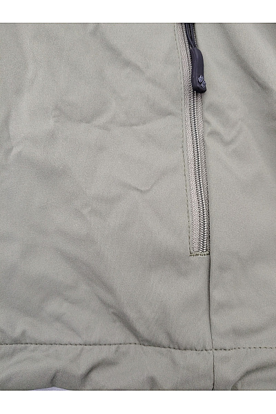 Kilpi Pánská khaki sportovní větrovka s kapucí na turistiku Vel. 3XL | kilpi | obrázek 3