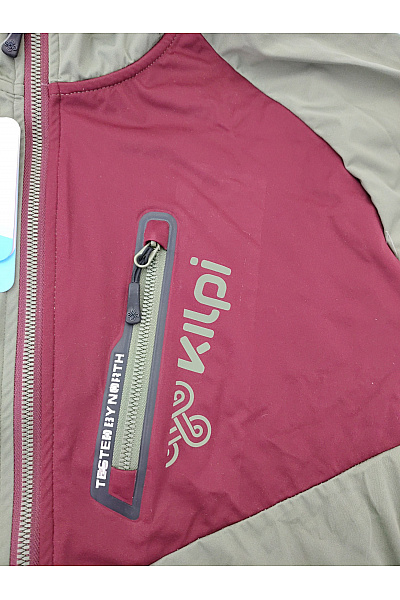 Kilpi Pánská khaki sportovní větrovka s kapucí na turistiku Vel. 3XL | kilpi | obrázek 4