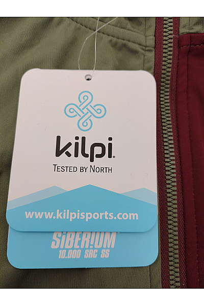 Kilpi Pánská khaki sportovní větrovka s kapucí na turistiku Vel. 3XL | kilpi | obrázek 5
