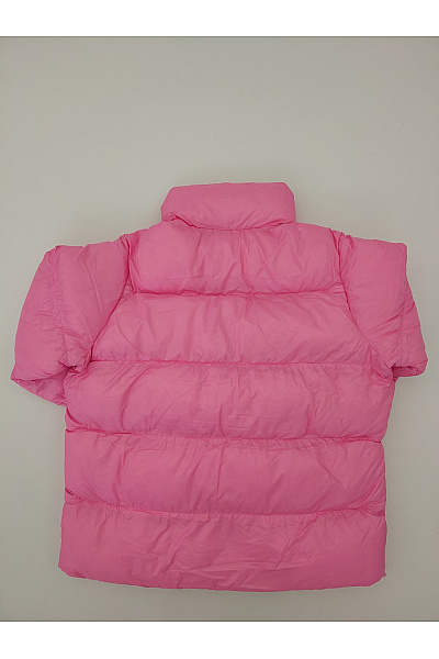 ADIDAS Růžová prošívaná puffer bunda se zipem Velikost EU S | ADIDAS | obrázek 5