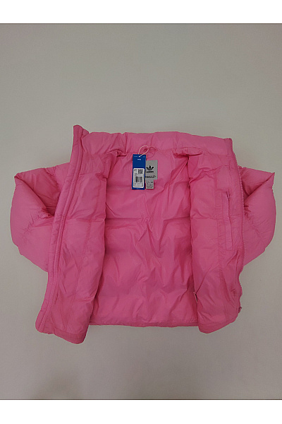 ADIDAS Růžová prošívaná puffer bunda se zipem Velikost EU S | ADIDAS | obrázek 9