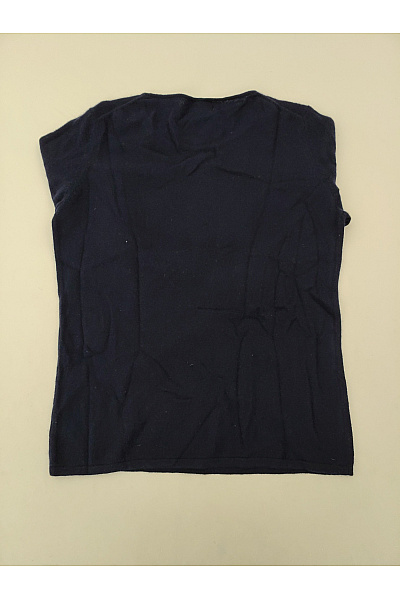 Just Cashmere Dámský modrý kašmírový pulovr basic Vel. XXL | Just Cashmere | obrázek 6