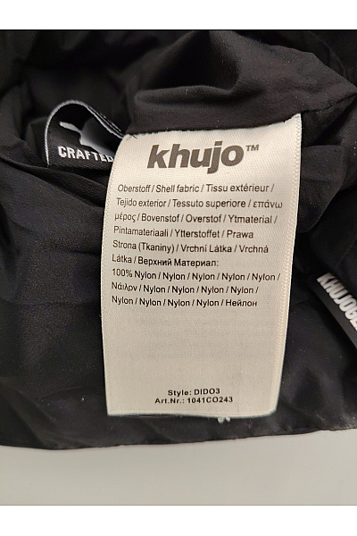 Khujo Dámská černá prošívaná zimní dlouhá bunda s kapucí Velikost L | Khujo | obrázek 6