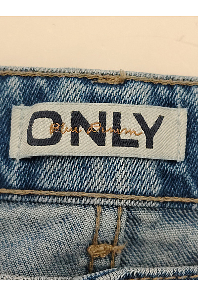 ONLY Dámské modré bavlněné džíny wide leg s vysokým pasem Velikost US 29/32 | ONLY | obrázek 5