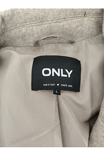 ONLY Béžový elegantní zavinovací kabát s páskem Velikost L | ONLY | obrázek 6