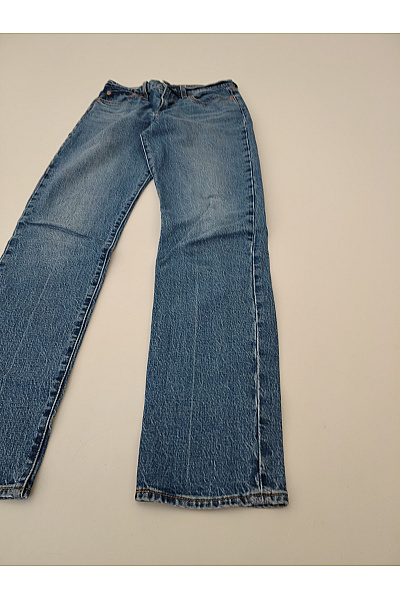 LEVIS Dámské bavlněné džíny s vysokým pasem rovné Velikost 27 | LEVIS | obrázek 4