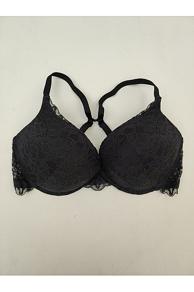 La Senza Černá krajková push up podprsenka s překříženými zády | La Senza | obrázek 2