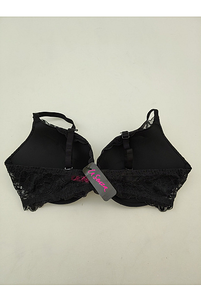 La Senza Černá krajková push up podprsenka s překříženými zády | La Senza | obrázek 5