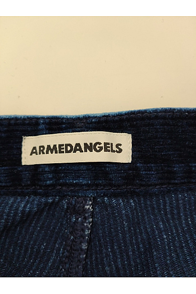 Armedangels Pánské modré manšestrové kalhoty široké volné bavlněné Vel. 28/32 | armedangels | obrázek 7