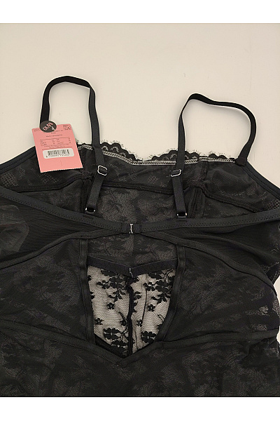 Hunkemoller Černé krajkové body luxusní spodní prádlo Vel. EU M | Hunkemoller | obrázek 7