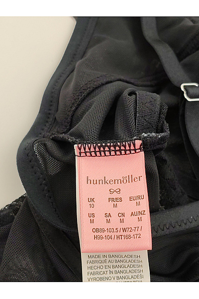 Hunkemoller Černé krajkové body luxusní spodní prádlo Vel. EU M | Hunkemoller | obrázek 10