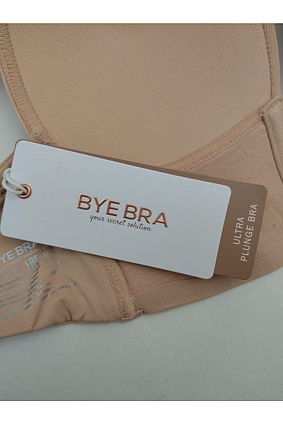 BYE BRA Béžová hladká podprsenka s hlubokým výstřihem pod šaty | BYE BRA | obrázek 7