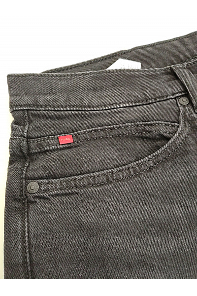 Hugo Boss Pánské černé bavlněné džíny rovné seprané Velikost DE 36/32 | Hugo Boss | obrázek 5