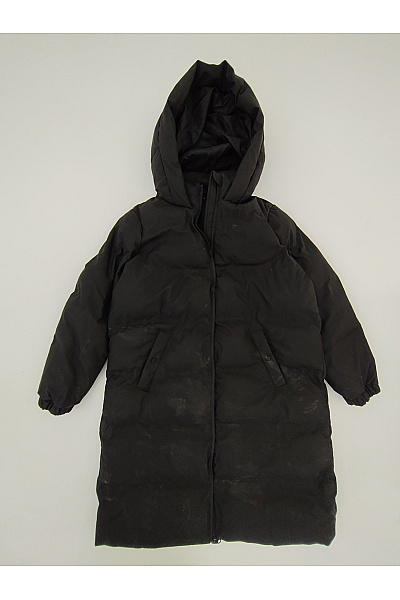 VERO MODA Dámská černá zimní dlouhá prošívaná puffer bunda s kapucí Vel. XL | VERO MODA | obrázek 2
