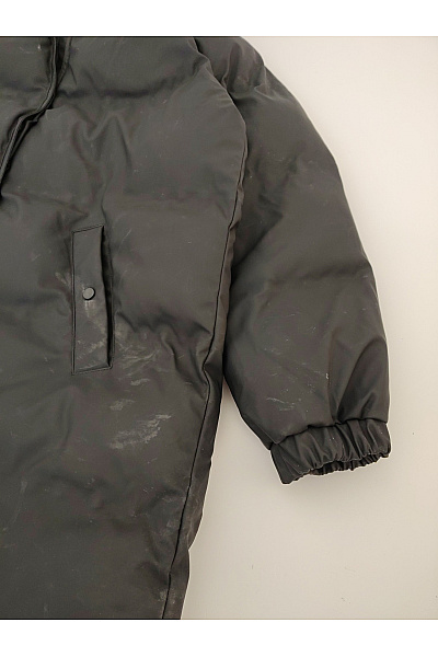 VERO MODA Dámská černá zimní dlouhá prošívaná puffer bunda s kapucí Vel. XL | VERO MODA | obrázek 3