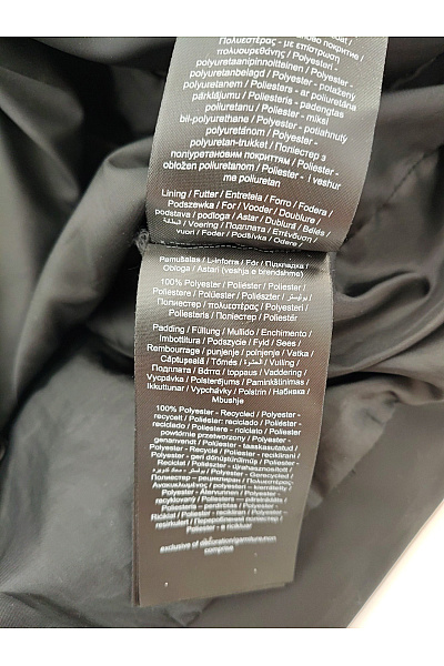 VERO MODA Dámská černá zimní dlouhá prošívaná puffer bunda s kapucí Vel. XL | VERO MODA | obrázek 5