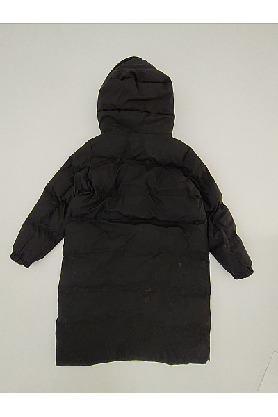 VERO MODA Dámská černá zimní dlouhá prošívaná puffer bunda s kapucí Vel. XL | VERO MODA | obrázek 8