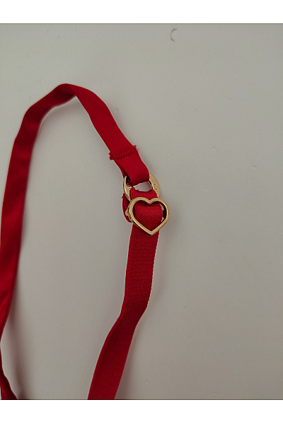 Guess Červená krajková braletová podprsenka s trojúhelníkovými košíčky Velikost L | Guess | obrázek 7