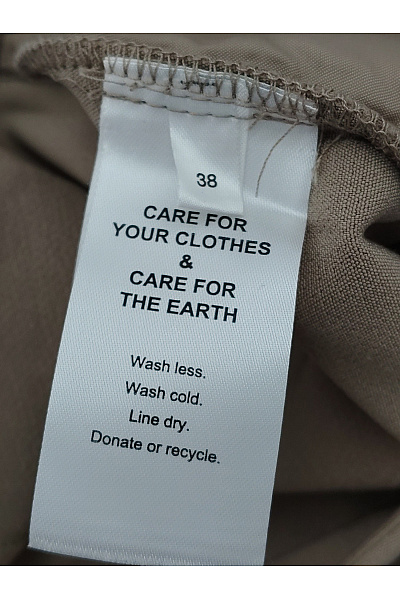 Dámské béžové zvonové kalhoty s vysokým pasem Vel. EU 38 | Unimoda | obrázek 7