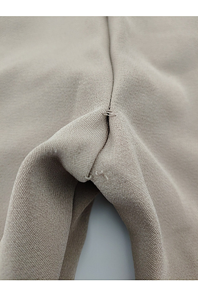 Dámské béžové zvonové kalhoty s vysokým pasem Vel. EU 38 | Unimoda | obrázek 9