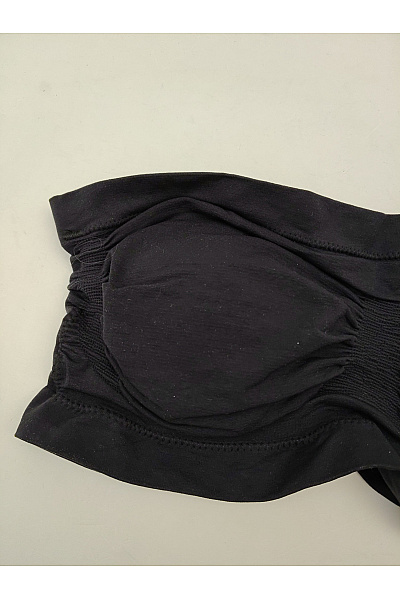 BYE BRA Černá bezešvá podprsenka bez ramínek Vel. EU XL | BYE BRA | obrázek 3