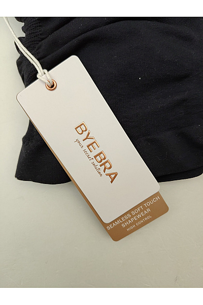 BYE BRA Černá bezešvá podprsenka bez ramínek Vel. EU XL | BYE BRA | obrázek 5