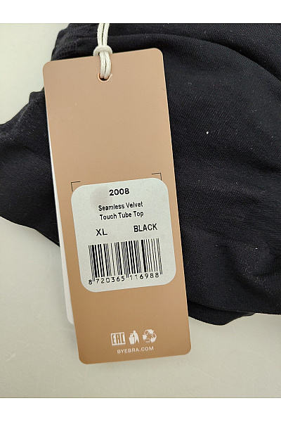 BYE BRA Černá bezešvá podprsenka bez ramínek Vel. EU XL | BYE BRA | obrázek 6
