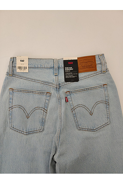 LEVIS Dámské bavlněné džíny s vysokým pasem rovné Velikost 28 x 29 | LEVIS | obrázek 7