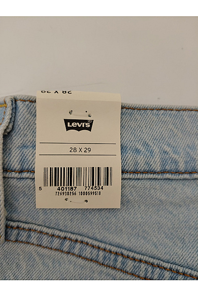 LEVIS Dámské bavlněné džíny s vysokým pasem rovné Velikost 28 x 29 | LEVIS | obrázek 8