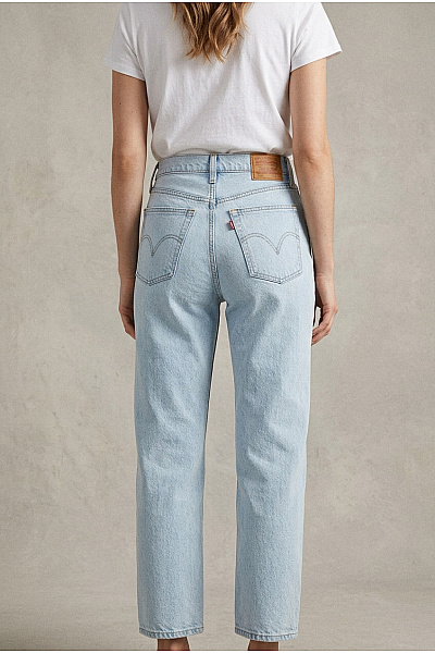 LEVIS Dámské Bavlněné Džíny S Vysokým Pasem Rovné Velikost 28 X 29