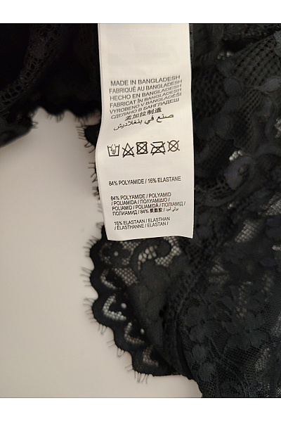 Hunkemoller Černé krajkové bolerko s dlouhým rukávem elegantní Vel. EU M | Hunkemoller | obrázek 7