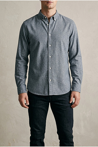 JACK & JONES Pánská Bavlněná Košile S Dlouhým Rukávem Vzorovaná Smart Casual Vel. EU L