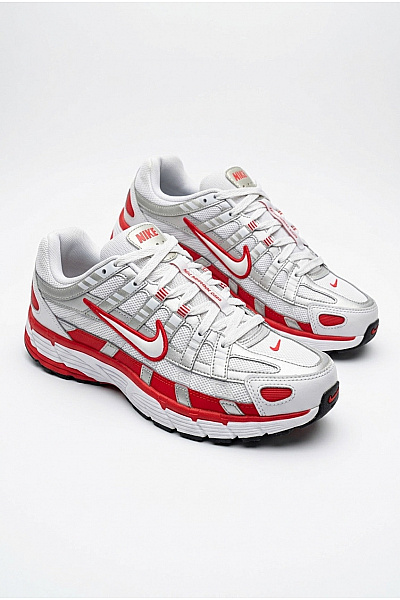 Nike Dámské Tenisky W P-6000 Bílé Stříbrné Červené Vel. EU 41