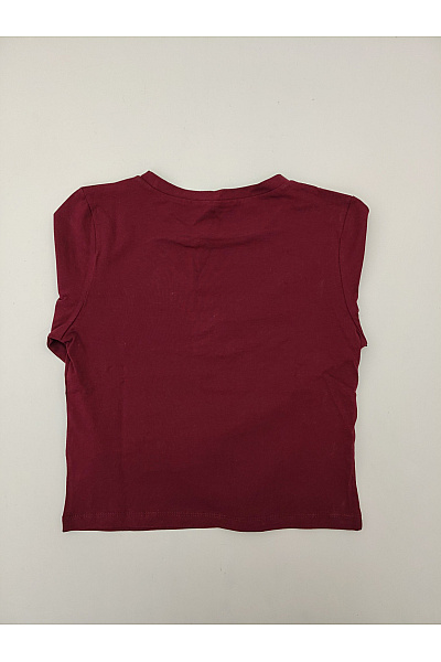 Studioselect Dámské červené bavlněné tričko s dlouhým rukávem crop top basic Velikost S | studioselect | obrázek 7