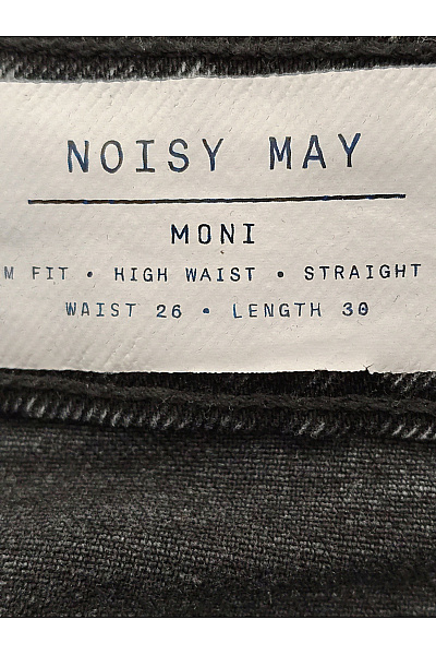Noisy May Dámské bavlněné mom džíny s vysokým pasem seprané Vel. 26/30 | Noisy May | obrázek 6