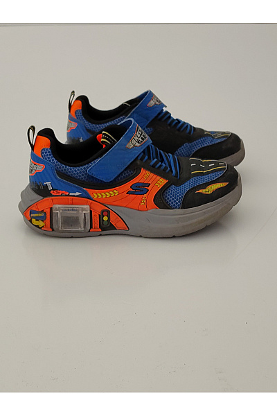 SKECHERS Tenisky Chlapecké Sportovní Na Suchý Zip Barevné Vel. EU 34