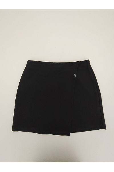 LEGEA Černá zavinovací mini sukně elegantní Velikost EU 36 | LEGEA | obrázek 2