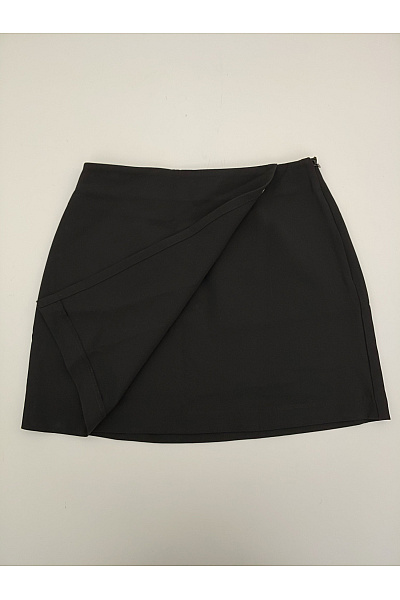 LEGEA Černá zavinovací mini sukně elegantní Velikost EU 36 | LEGEA | obrázek 3