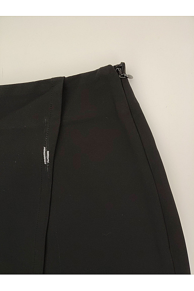 LEGEA Černá zavinovací mini sukně elegantní Velikost EU 36 | LEGEA | obrázek 4