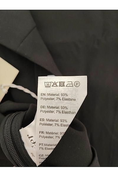 LEGEA Černá zavinovací mini sukně elegantní Velikost EU 36 | LEGEA | obrázek 6