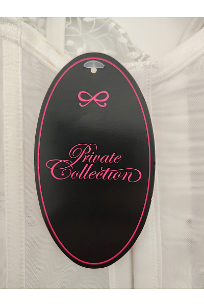 Limited collection Bílé sexy krajkové korzetové body s průstřihy Vel. EU 80D | limited collection | obrázek 6
