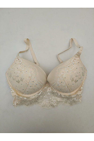La Senza Béžová krajková push up korzetová podprsenka s ozdobami Velikost EU 34D | La Senza | obrázek 2
