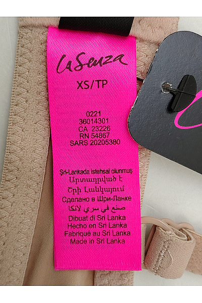 La Senza Béžová hladká bezešvá t-shirt podprsenka s měkkými košíčky Velikost EU XS/TP | La Senza | obrázek 8