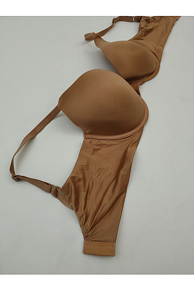 La Senza Hnědá hladká t-shirt podprsenka s kosticemi Vel. US 34D | La Senza | obrázek 6
