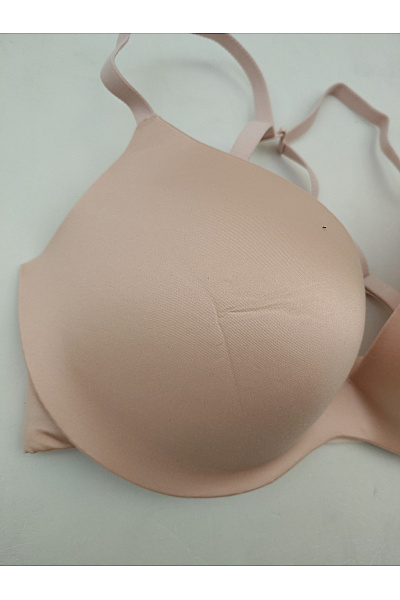 La Senza Béžová hladká push-up podprsenka s překříženými zády Vel. US 32D | La Senza | obrázek 3