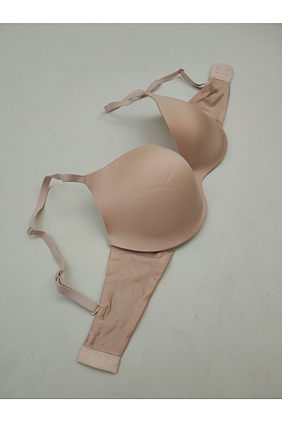 La Senza Béžová hladká push-up podprsenka s překříženými zády Vel. US 32D | La Senza | obrázek 7